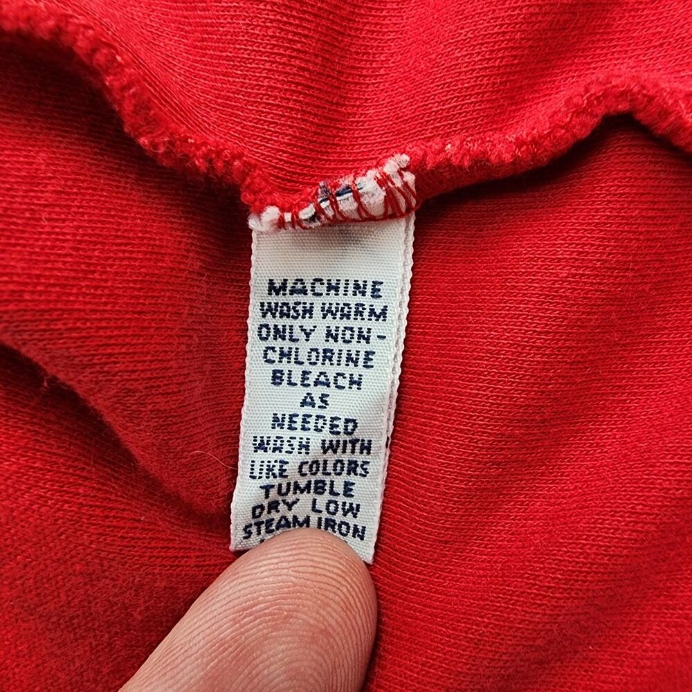 VTG Polo Golf Shirt XXL Red Made in USA Crossed Clubs Logo Rare - Picture 8 of 13